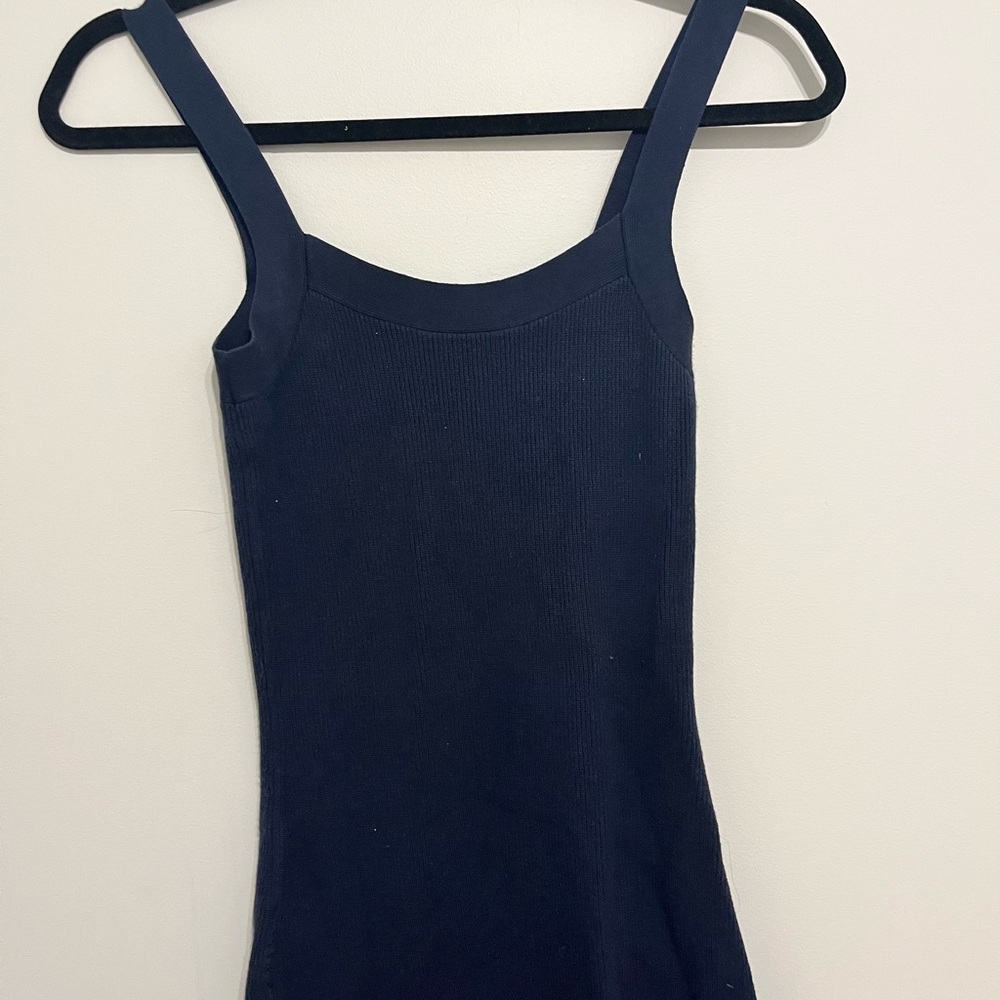 Blue knit Babaton dress